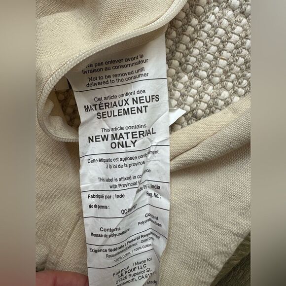 Le Pouf set of 2 boho pillow cases - Picture 3 of 8